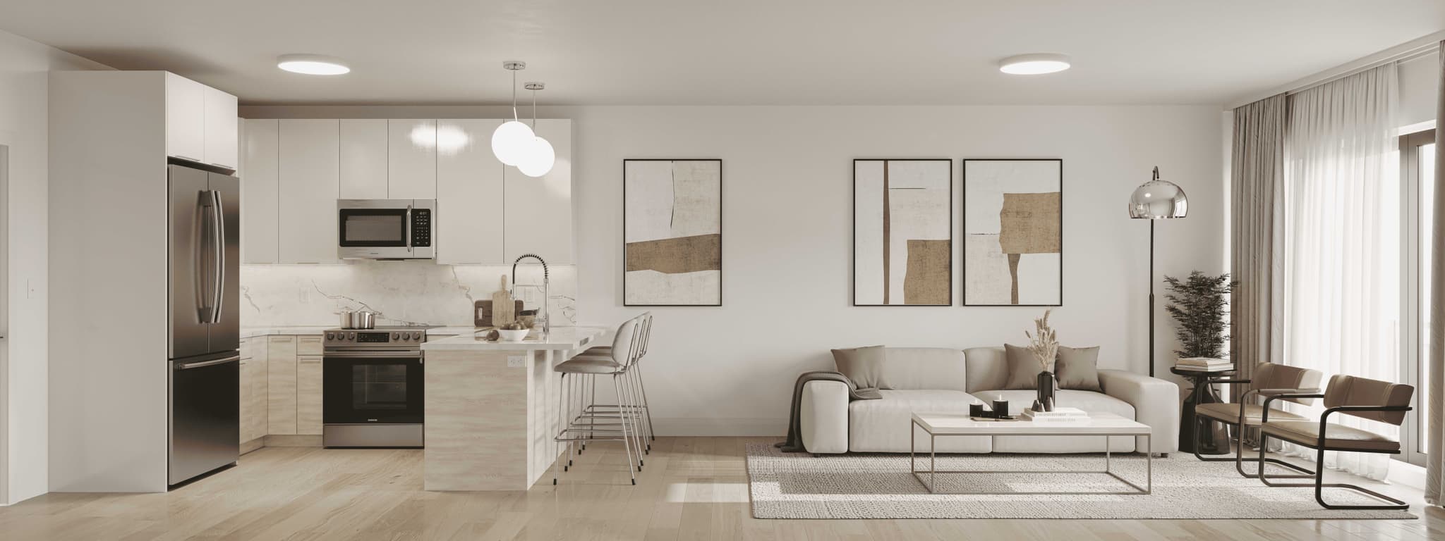 Modern luxury apartments in the heart of Quincy