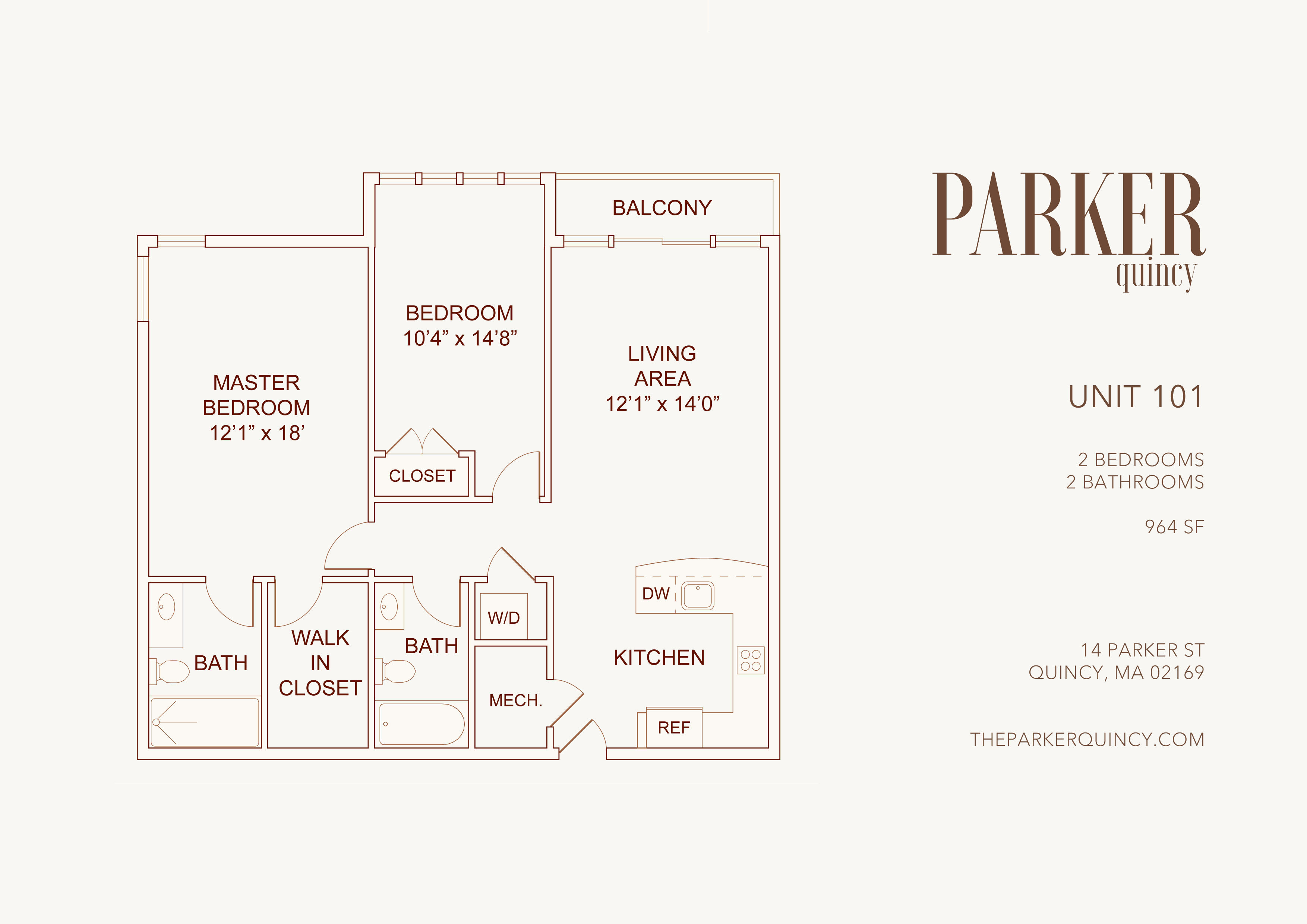 Unit 101 floor plan